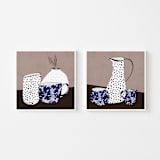 "Common Ground I & II" - Marketplace Art Prints in multicolor by Danushka Abeygoda