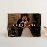 "Kindred" - Wedding Announcements in Nutmeg by Melissa Egan of Pistols - Front