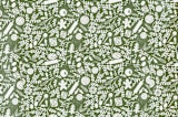 "A Baker's Holiday" - Apron in Sage by Jaclyn Ruble - Fabric Detail