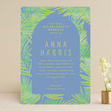 "botanical beach" - Bachelorette Party Invitations in Palm by Baumbirdy - Front