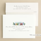 "Rainbow Row Weekend" - Bachelorette Party Invitations in Cloud by Becky Nimoy - FREE Recipient Addressing
