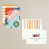 "Last Splash" - Bachelorette Party Invitations in Mimosa by Jenna Holcomb - Assembled