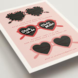 "Bachelorette Sunnies" - Bachelorette Party Invitations in Rose by Hudson meet Rose - Close-Up