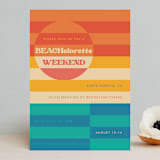 "Beachelorette" - Bachelorette Party Invitations in Sunset by Jenna Holcomb - Front