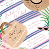 "Beach Please" - Bachelorette Party Invitations in Summer by Elly - Close-Up