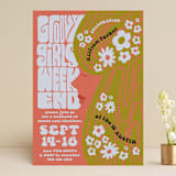 "Wild Child" - Bachelorette Party Invitations in Azalea by Jenna Holcomb - Front