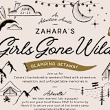 "Girls Gone Wild" - Bachelorette Party Invitations in Champagne by Kelsey Mucci - Close-Up