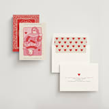 "The Queen" - Bachelorette Party Invitations in Rose by Jenna Holcomb - Assembled
