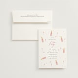"Champagne Confetti" - Bachelorette Party Invitations in Chalk by Angela Thompson - Invitation with Envelope