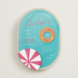 "Poolside" - Bachelorette Party Invitations in Watermelon Slushie by Cindy Reynolds - Front