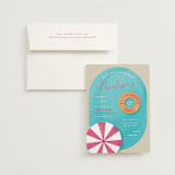 "Poolside" - Bachelorette Party Invitations in Watermelon Slushie by Cindy Reynolds - Invitation with Envelope