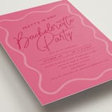 "Pink" - Bachelorette Party Invitations in Rouge by chocomocacino - Detail