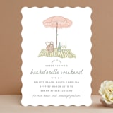 "Beach Bachelorette" - Bachelorette Party Invitations in Seafoam by Erin Kessler - Front
