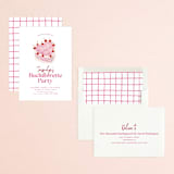 "vintage cake" - Bachelorette Party Invitations in Rosebud by Cass Loh - Assembled