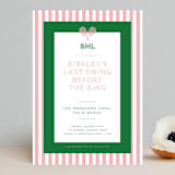 "Love All" - Bachelorette Party Invitations in Kelly by Jenna Holcomb - Front