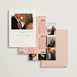"Boarding" - Bachelorette Party Invitations in Blush by Gwen Bedat - Back of Card Options