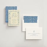 "On the Coast" - Bachelorette Party Invitations in Sea by Pati Cascino - Assembled