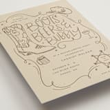 "Boots, Beers, and Bubbly" - Bachelorette Party Invitations in Sand by Cindy Reynolds - Detail