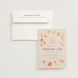 "Coast" - Bachelorette Party Invitations in Almond by Melanie Kosuge - Invitation with Envelope