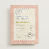 "Coastal Drift" - Bachelorette Party Invitations in Caribbean Citrus by Pixel and Hank - Front