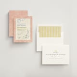 "Coastal Drift" - Bachelorette Party Invitations in Caribbean Citrus by Pixel and Hank - Assembled