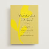 "Bloom" - Bachelorette Party Invitations in Caribbean Citrus by Morgan Kendall - Front