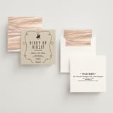 "Giddy up, Y'all!" - Bachelorette Party Invitations in Champagne by Sherley Ferreira - Assembled