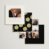 "Cocktails and Convos" - Bachelorette Party Invitations in Butter by Inkblot Design - Back of Card Options