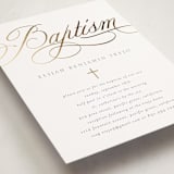 "formally contemporary" - Baptism and Christening Invitations in Silk by Erin Deegan - Detail