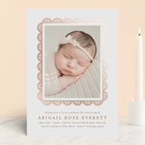 "gilded lace" - Baptism and Christening Invitations in Purity by Susan Asbill - Front