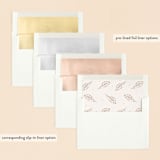 "Stacked Blessing" - Baptism and Christening Invitations in Cream by Oma N. Ramkhelawan - Envelope Liner Options