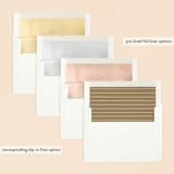 "Script Baptism" - Baptism and Christening Invitations in Snow by Chasity Smith - Envelope Liner Options