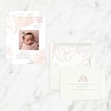 "Sweet Peony" - Baptism and Christening Invitations in Peony by Nicoletta Savod - Assembled