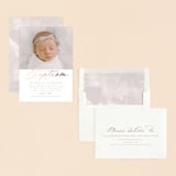 "Luxe script" - Baptism and Christening Invitations in Toffee by Creo Study - Assembled