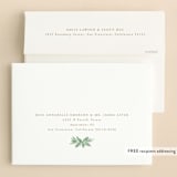 "Botanically" - Baptism and Christening Invitations in Mint by Everett Paper Goods - FREE Recipient Addressing