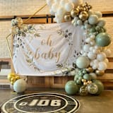 "Olive lt Balloon Garland Luxury Kit (10-12ft)" - Party Balloons in multicolorassorted-colors by PopFestCo