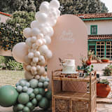 "Olive You Balloon Garland Luxury Kit (10-12ft)" - Party Balloons in multicolorassorted-colors by PopFestCo