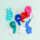 "Little Monsters DIY Balloon Decorating Set" - Party Balloons in multicolor by Jollity and Co