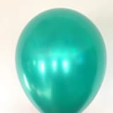 "Emerald Green and Gold Balloons | Set of 8 Standard 11" Latex Balloons" - Party Balloons in green by Marci McCue