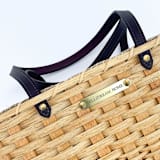 "The Large Wide Weave Market Basket in Light" - Decorative Baskets in natural by Millstream Home