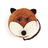 "Lidded Basket Fox" - Decorative Baskets in brown by Powered By People