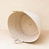 "Natural Jumbo Round basket with Handles" - Decorative Baskets in natural by LIKHA