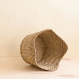 "Natural Scallop Basket" - Decorative Baskets in natural by LIKHA
