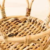 "Rattan Fruit Basket, set of 3" - Decorative Baskets in natural by LIKHA