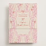 "Cottage Ribbons" - Bridal Shower in Strawberry by Elly - With Cards