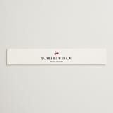 "Maraschino" - Bridal Shower in Cherry by Nazia Hyder - Front