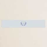 "watercolor flowers crest" - Bridal Shower in Dusty Blue by Cass Loh - Front