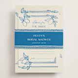 "Mediterraneo" - Bridal Shower in Cobalt by Pati Cascino - With Cards