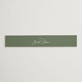 "Modern Script" - Bridal Shower in Avocado by Ana Sharpe - Front