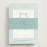 "Dainty" - Bridal Shower in Tiffany Blue by Paper Raven Co. - With Cards